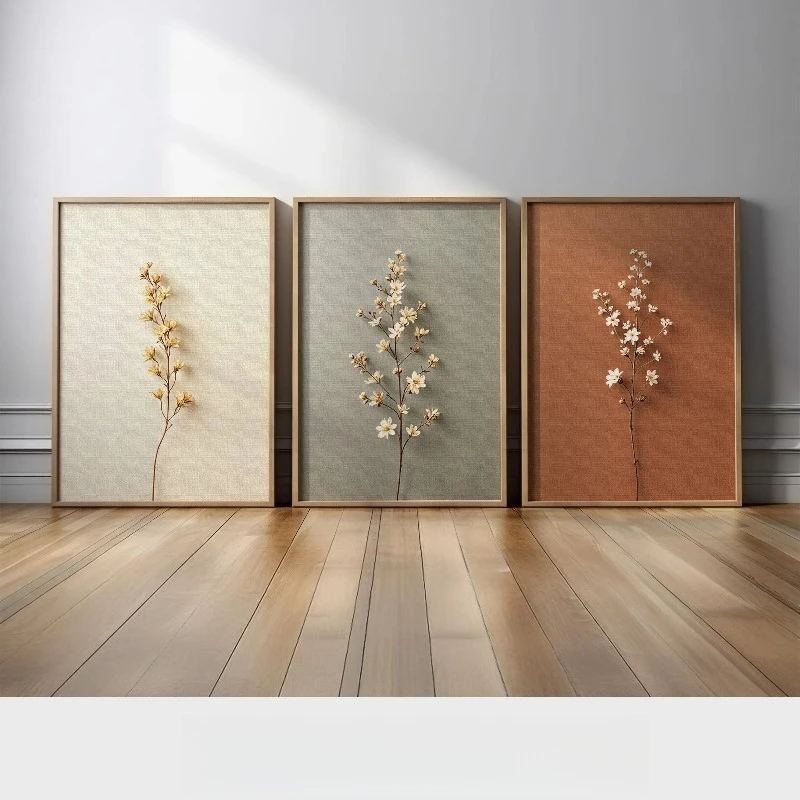 Abstract Canvas Set - 다양한 크기로 제공되는 프레임 없는 캔버스