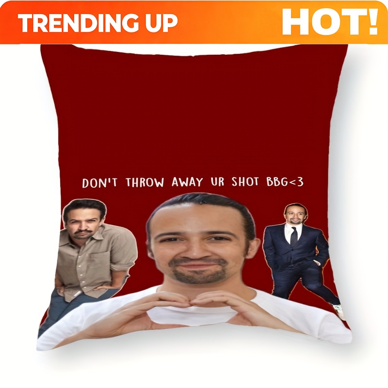 Throw Pillow - 맞춤형 1개 린-마누엘 미란다 