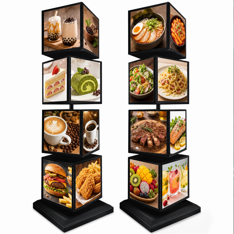 Picture Frame - 맞춤형 회전식 사각 라이트박스, 레스토랑 야외