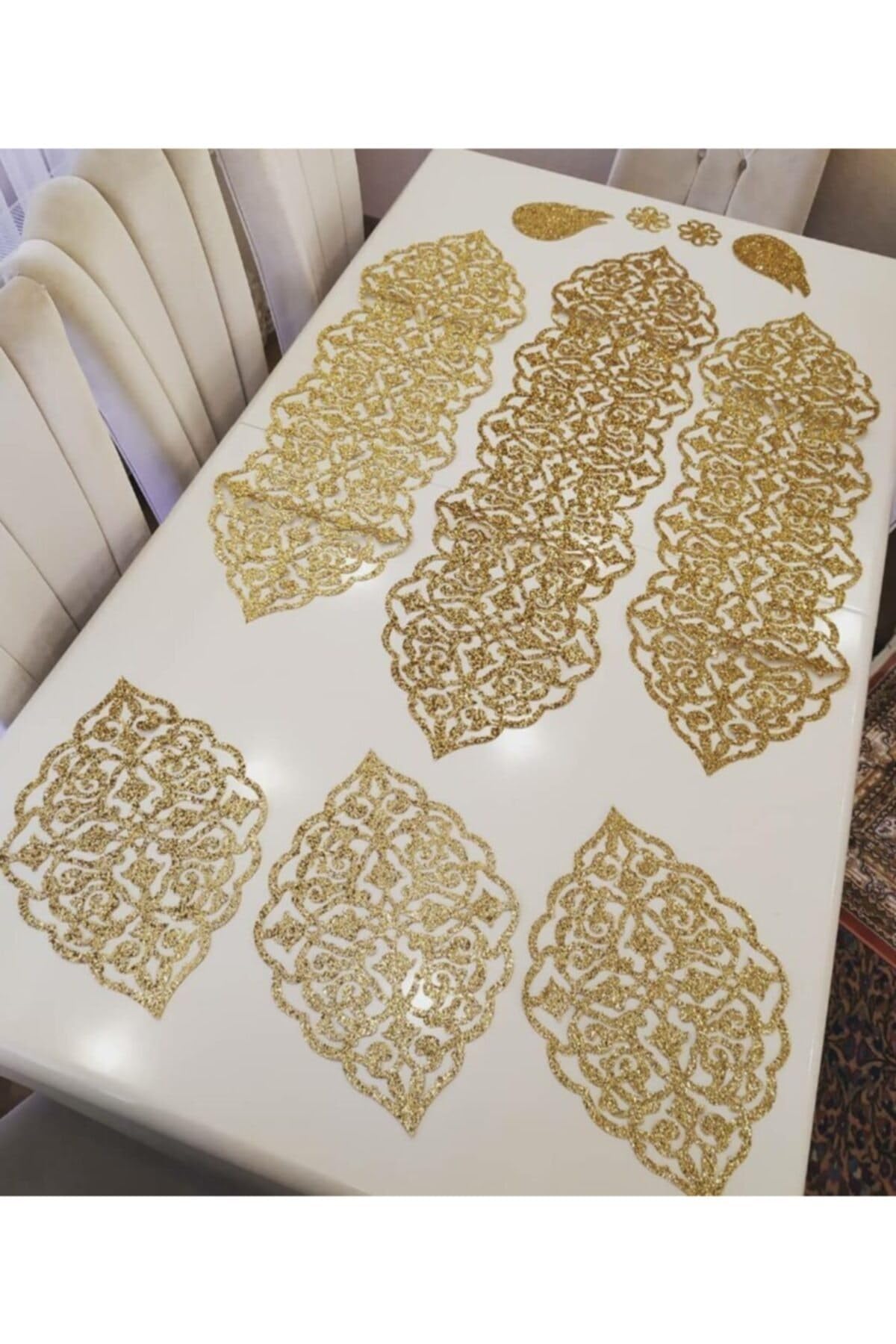 10개로 구성된 인조 가죽 테이블 러너 및 테이블 매트 - Table Runner 리뷰 및 가격