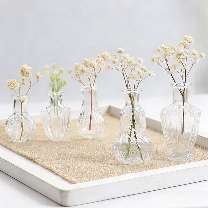 { # } 미니어처 유리 화병 1개, 요정 정원 장식용 - Vase Decor 리뷰 및 가격