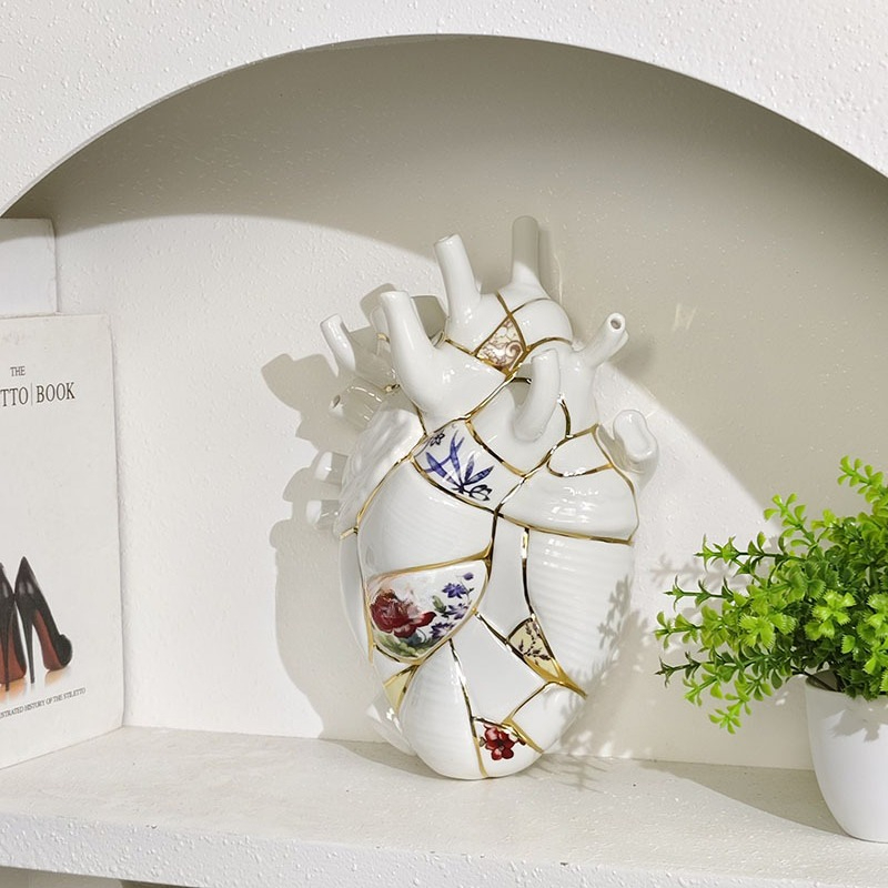 하트 모양 꽃병 거실 와인 캐비닛 TV 캐비닛 홈 데코 - Vase Decor 리뷰 및 가격