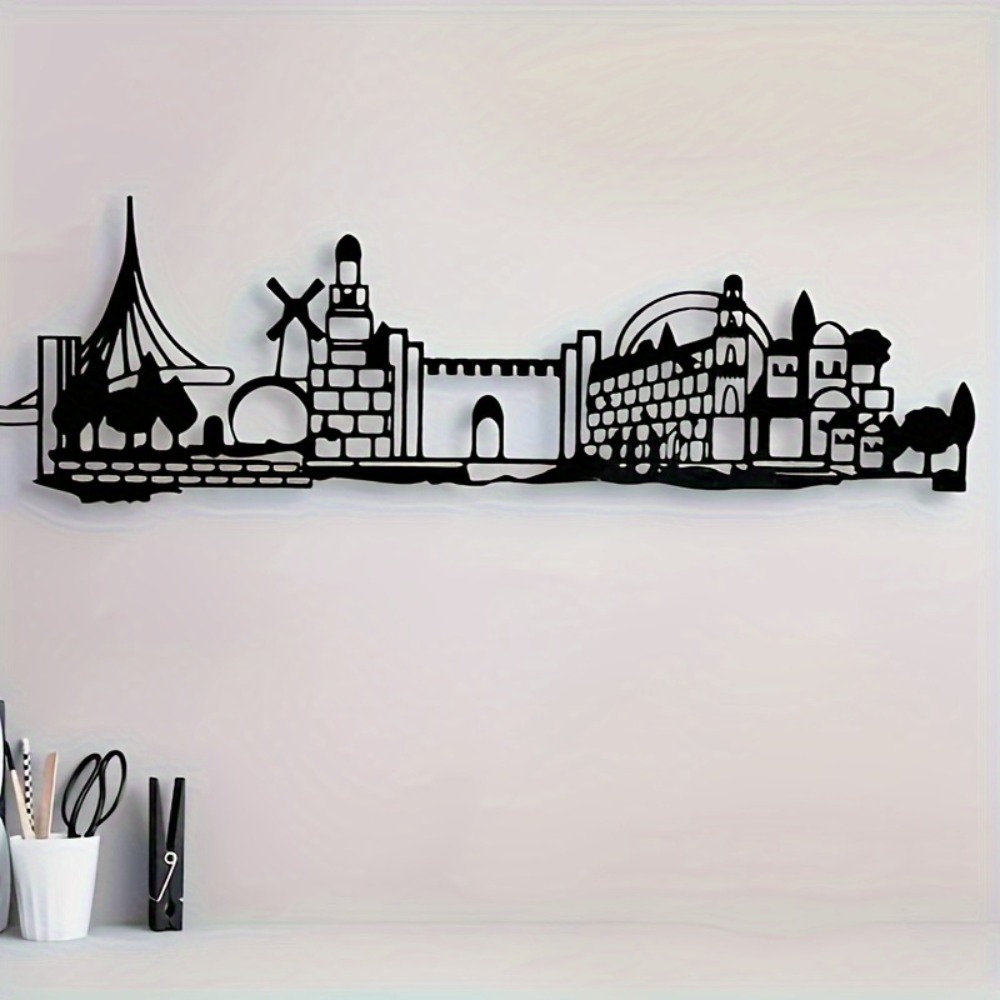 CIFBUY 금속 벽 장식 예술품, 예루살렘 스카이라인 - Wall Art 리뷰 및 가격