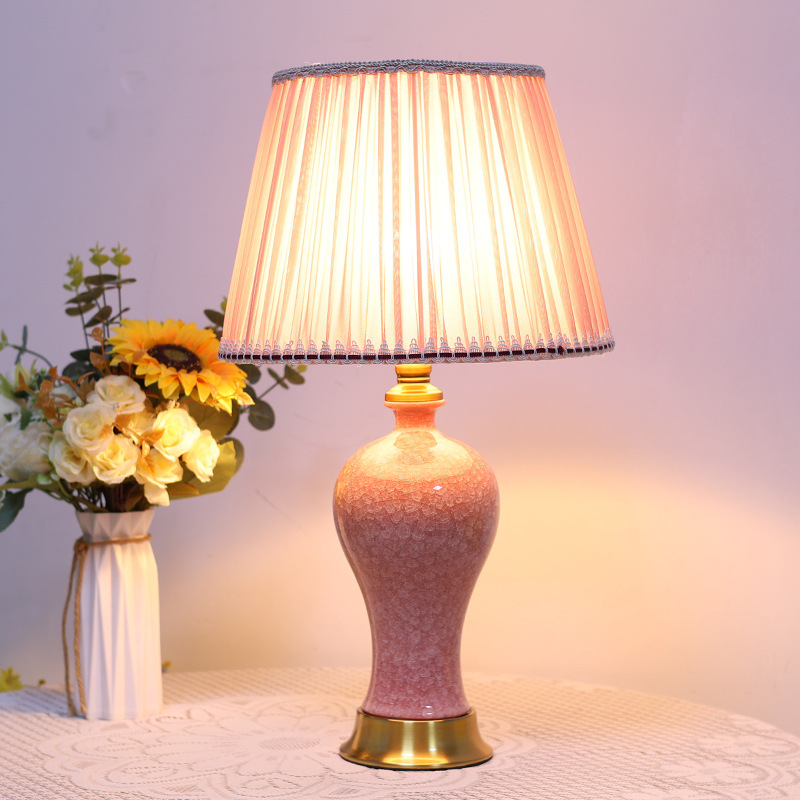 징더전 도자기 꽃병 모양의 탁상 램프, 고급스러운 중국 - Vase Decor 리뷰 및 가격