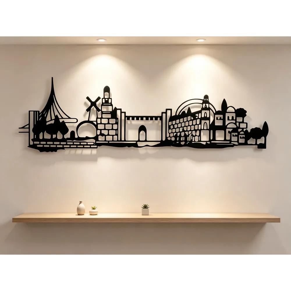 CIFBUY 철제 벽 장식 예루살렘 스카이라인 올드 시 - Wall Art 리뷰 및 가격