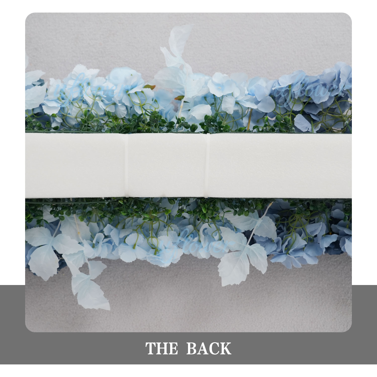 파란색 장미 인조 꽃 장식, DIY 웨딩 배경, 테이블 - Table Runner 리뷰 및 가격