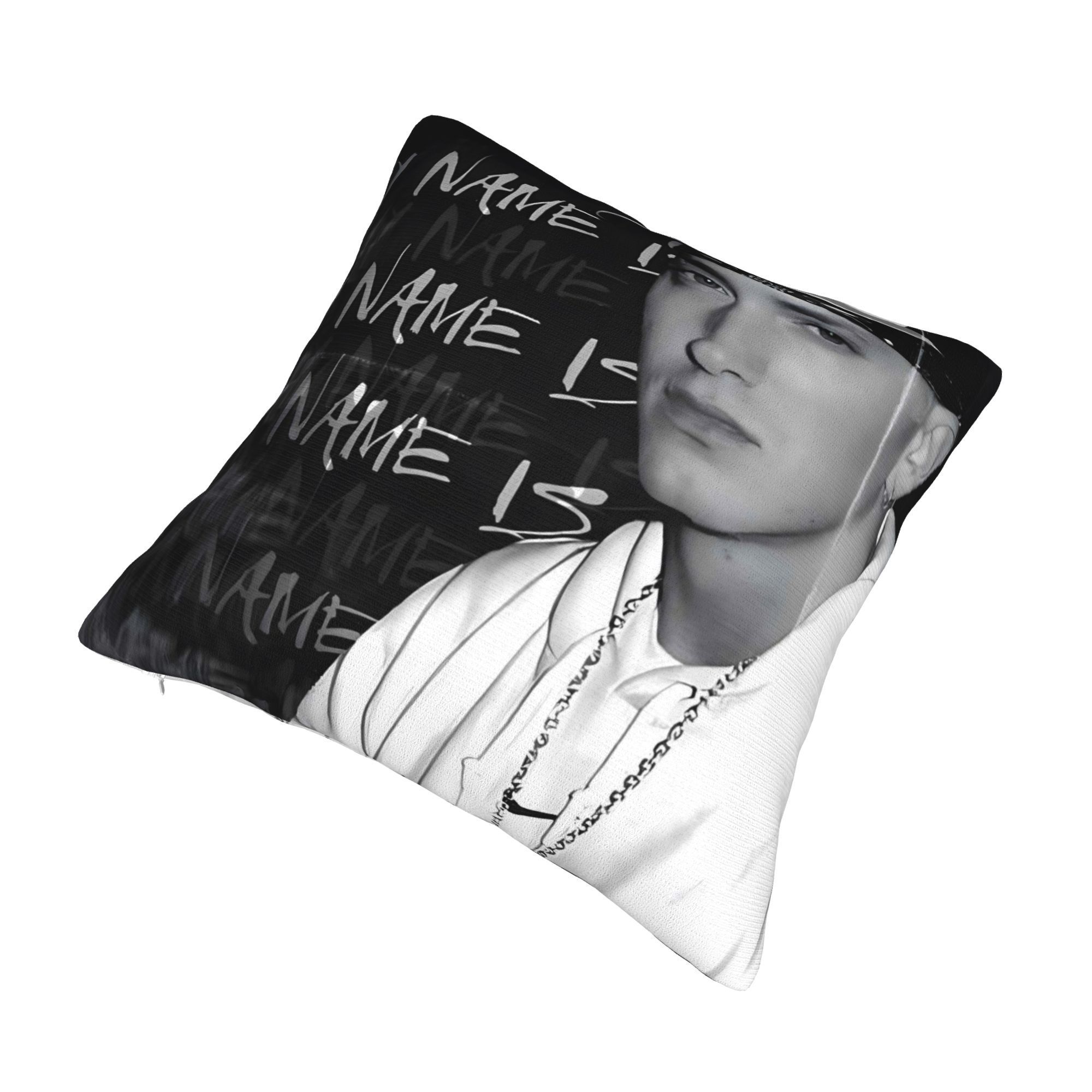 커스터마이징 가능한 에미넴 양면 프린트 쿠션 커버 세트 - Throw Pillow 리뷰 및 가격